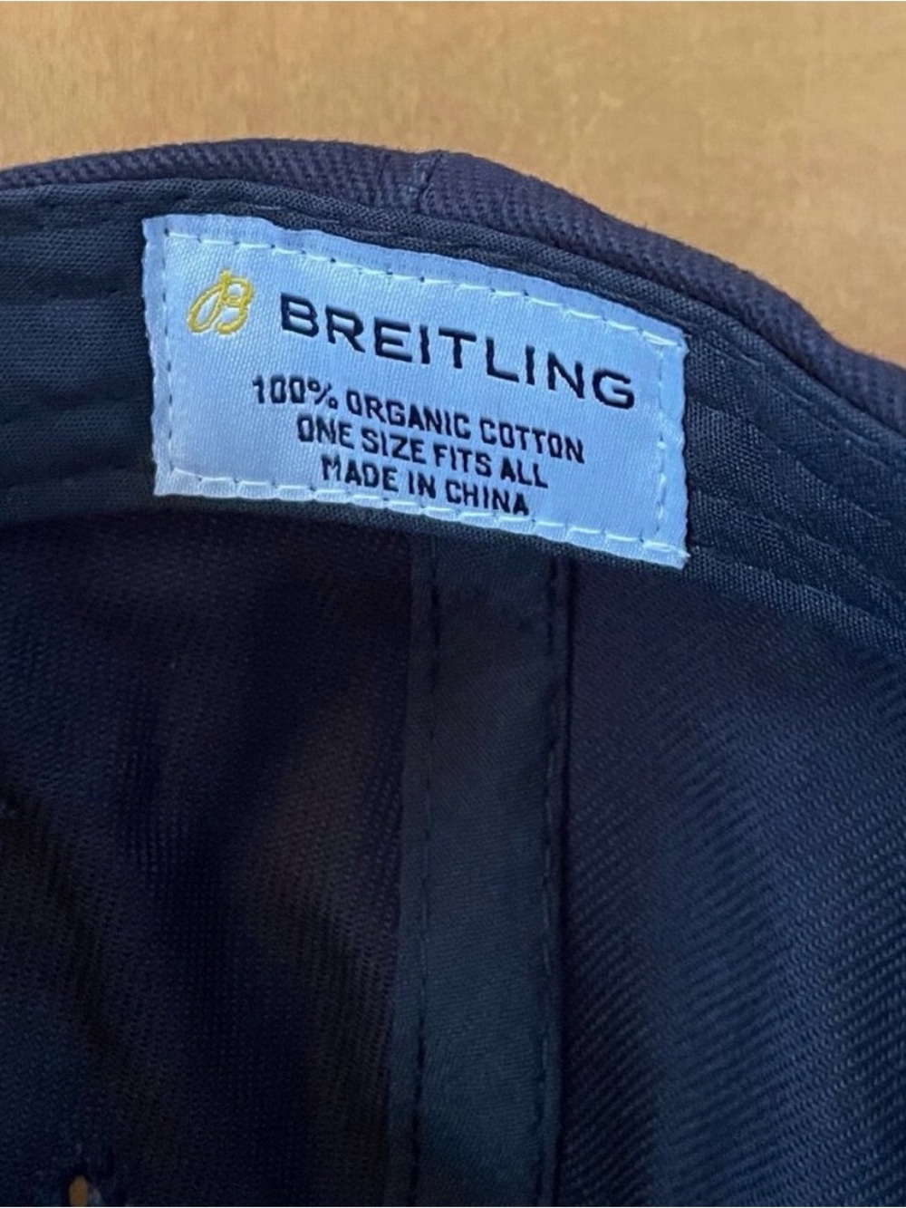 NWB Breitling Blue and Yellow Baseball Cap - Bag included! - Picture 2 of 4